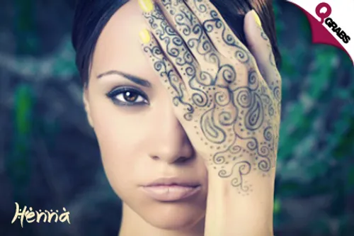 For QR49 Experience the Mystical Art of Henna on your Skin! (QR100 Value)